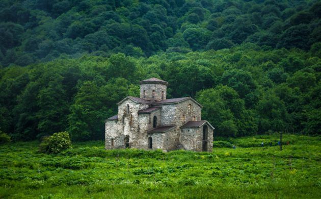 Храмы Нижне-Архызского городища