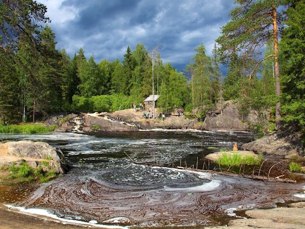 Рускеальские водопады