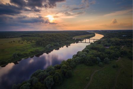 Поход на байдарках по реке Угра