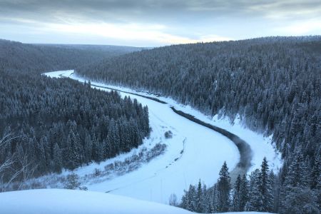 Праздничные выходные в Пермском крае. Снегоходы, пещеры и глэмпинг